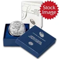 2018 W Burnished American Silver Eagle