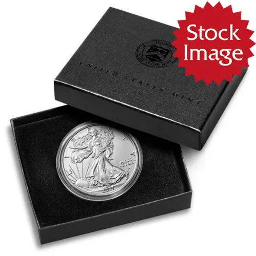 2021 W Burnished American Silver Eagle - Type 2