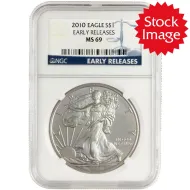 2010 American Silver Eagle - NGC MS 69 Early Release