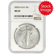 2020 American Silver Eagle - NGC MS 69