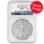 2019 American Silver Eagle - NGC MS 70 Early Release