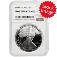 1999 American Silver Eagle - NGC PF 69