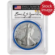 2024 W American Silver Eagle - PCGS PR 70 Advanced Release Damstra Sig