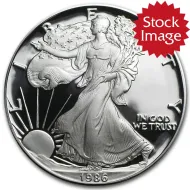 1986 American Silver Eagle - Proof (Coin Only)