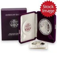1990 S American Silver Eagle - Proof