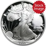 1990 American Silver Eagle - Proof (Coin Only)