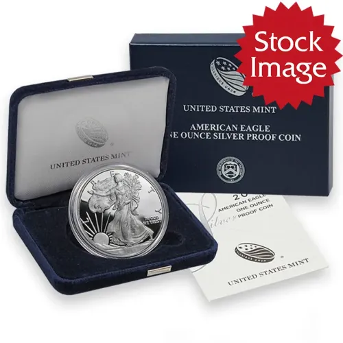 2021 W American Silver Eagle Type 2 - Proof