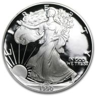 1990 American Silver Eagle - Proof (Coin Only)