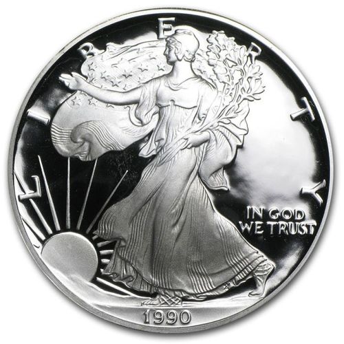 1990 American Silver Eagle - Proof (Coin Only)