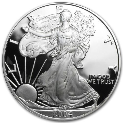 2004 American Silver Eagle - Proof (Coin Only)