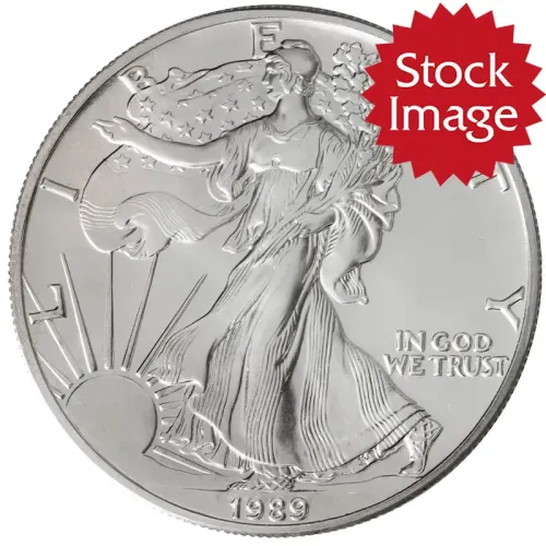 1989 American Silver Eagle - Brilliant Uncirculated