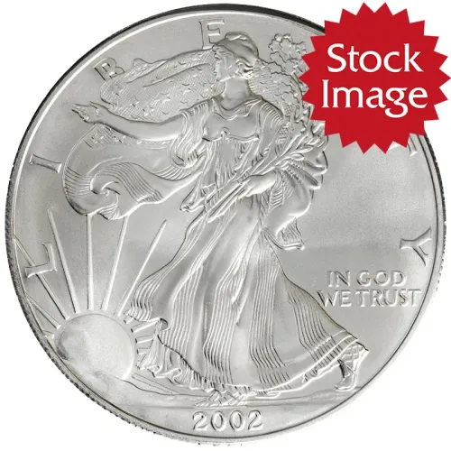 2002 American Silver Eagle - Brilliant Uncirculated