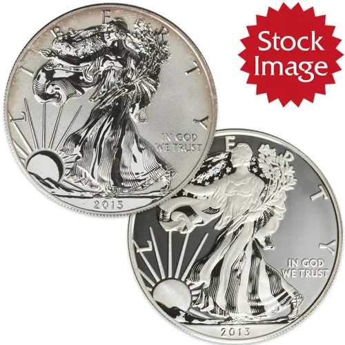 2013 W American Silver Eagle Enhanced Proof Set - Capsule Only
