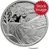 2026 Merry Christmas Seasons Greetings 1oz .999 Silver Round