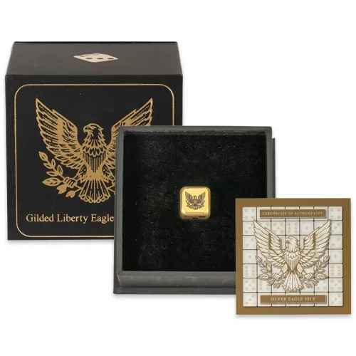 Liberty Eagle 1oz Silver Die Gilded