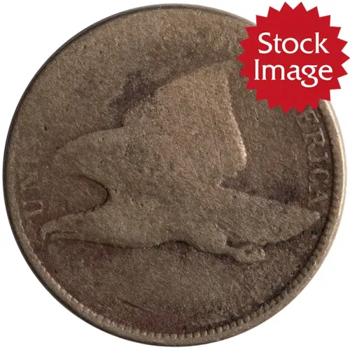 1858 Flying Eagle Penny - About Good