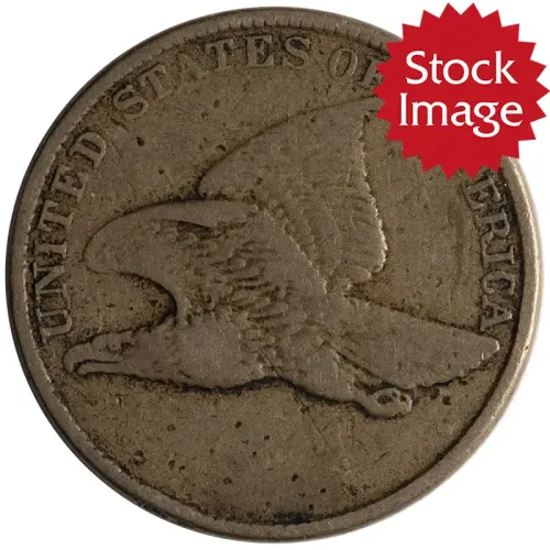1858 Flying Eagle Penny Small Letters - Fine