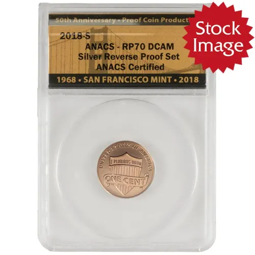 2018 S Lincoln Reverse Proof Shield Penny - ANACS RP70 DCAM