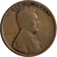 1912 D Lincoln Wheat Penny - About Good