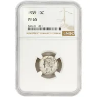 1939 Mercury Dime - Proof - NGC PF65