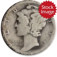 1921 Mercury Dime - Good (G)