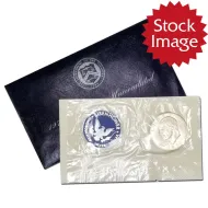 1973 S Eisenhower Dollar - Blue Ike - 40% Silver