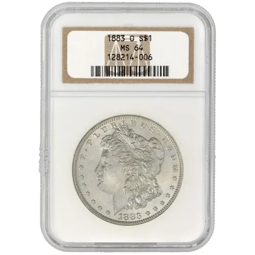 1883 O Morgan Dollar - NGC MS64