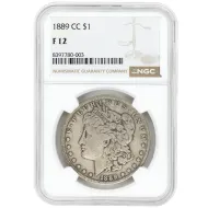 1889 CC Morgan Dollar - NGC F 12 - 003