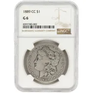 1889 CC Morgan Dollar - NGC G 6 - 002