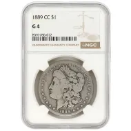 1889 CC Morgan Dollar - NGC G 4