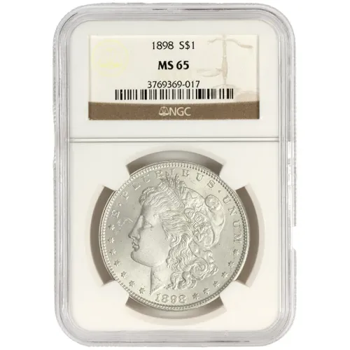 1898 Morgan Dollar - NGC MS 65