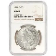 1898 O Morgan Dollar - NGC MS65