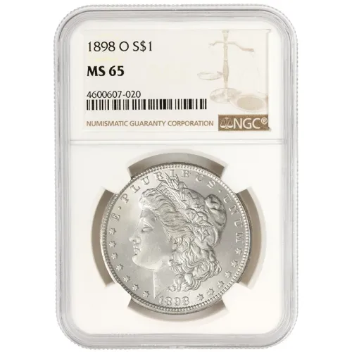 1898 O Morgan Dollar - NGC MS65