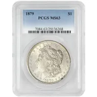 1879 Morgan Dollar - PCGS MS63