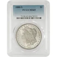 1880 S Morgan Dollar - PCGS MS65