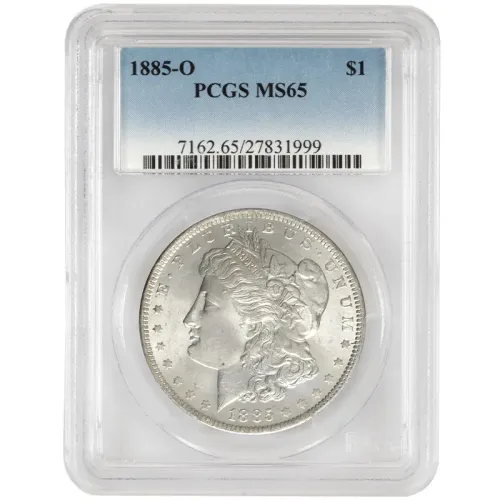 1885 O Morgan Dollar - PCGS MS 65