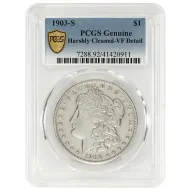 1903 S Morgan Dollar PCGS Very Fine Details Harshly Cleaned