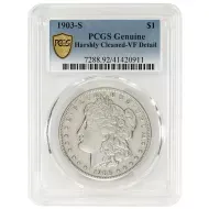 1903 S Morgan Dollar PCGS Very Fine Details Harshly Cleaned