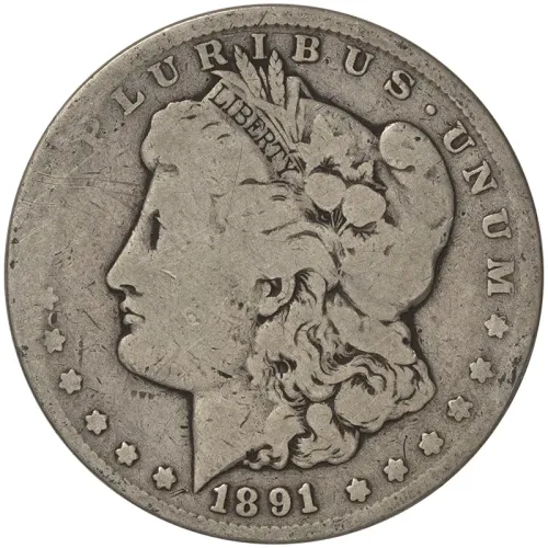 1891 CC Morgan Dollar - Good Details Scratched