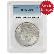 1884 Morgan Dollar - PCGS MS64