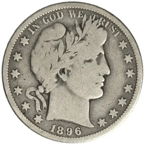 1896 O Barber Half Dollar - Very Good