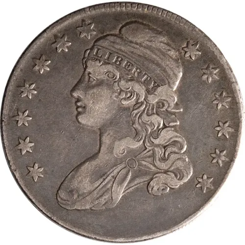 1828 Capped Bust Half Dollar Sq 2 Sm 8 Lrg Lts - VF
