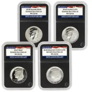 2014 Kennedy Half Dollar Silver Four-Coin Set