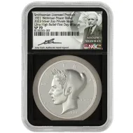 2023 Smithsonian 2oz Silver Medal 1921 Weinman Peace Dollar NGC SP70 FDOI