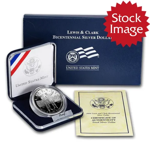 2004 Lewis and Clark Bicentennial Proof Silver Dollar
