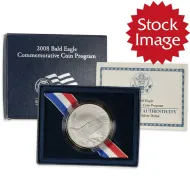 2008 Bald Eagle Uncirculated Silver Dollar
