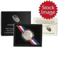 2015 US Marshalls Service 225th Anniversary Uncirculated Clad Half Dollar