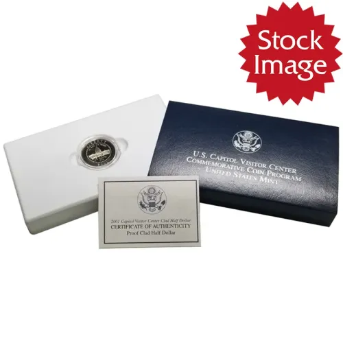 2001 U.S. Capitol Visitor Center Proof Half Dollar Commemorative