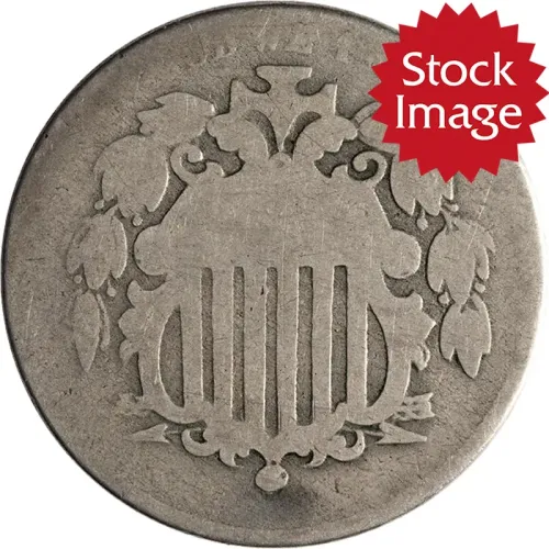 1868 Shield Nickel - Good (G)