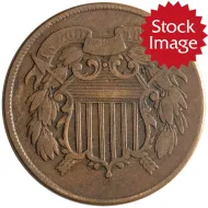 1865 2 Cent - Fine